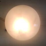 Ceiling light or globe wall lamp opaline diameter 20 cm - mid 20th century