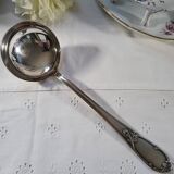 SOH silver metal ladle with shell/foliage decor