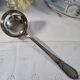 SOH silver metal ladle with shell/foliage decor
