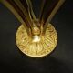 Pair of wall sconces in Restoration style, early 19th century - gilded bronze signed MENE.