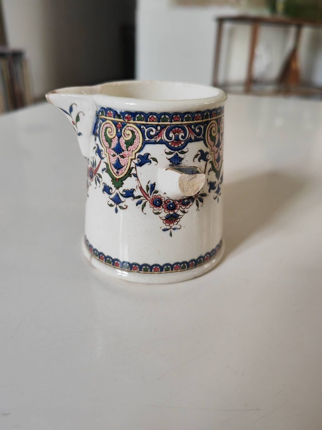 Sarreguemines milk jug