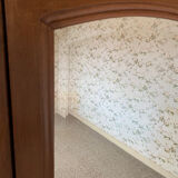 Art deco cabinet in carved wood