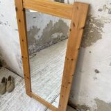 80s pine mirror