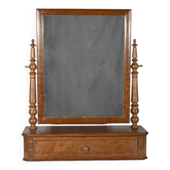 Mahogany Psyche Mirror – Mid-19th Century