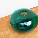 Large vase from the Swedish Stockholm series, handmade glass from Ikea, 1990s.