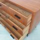 Commode scandinave années 60 teck vintage pieds compas