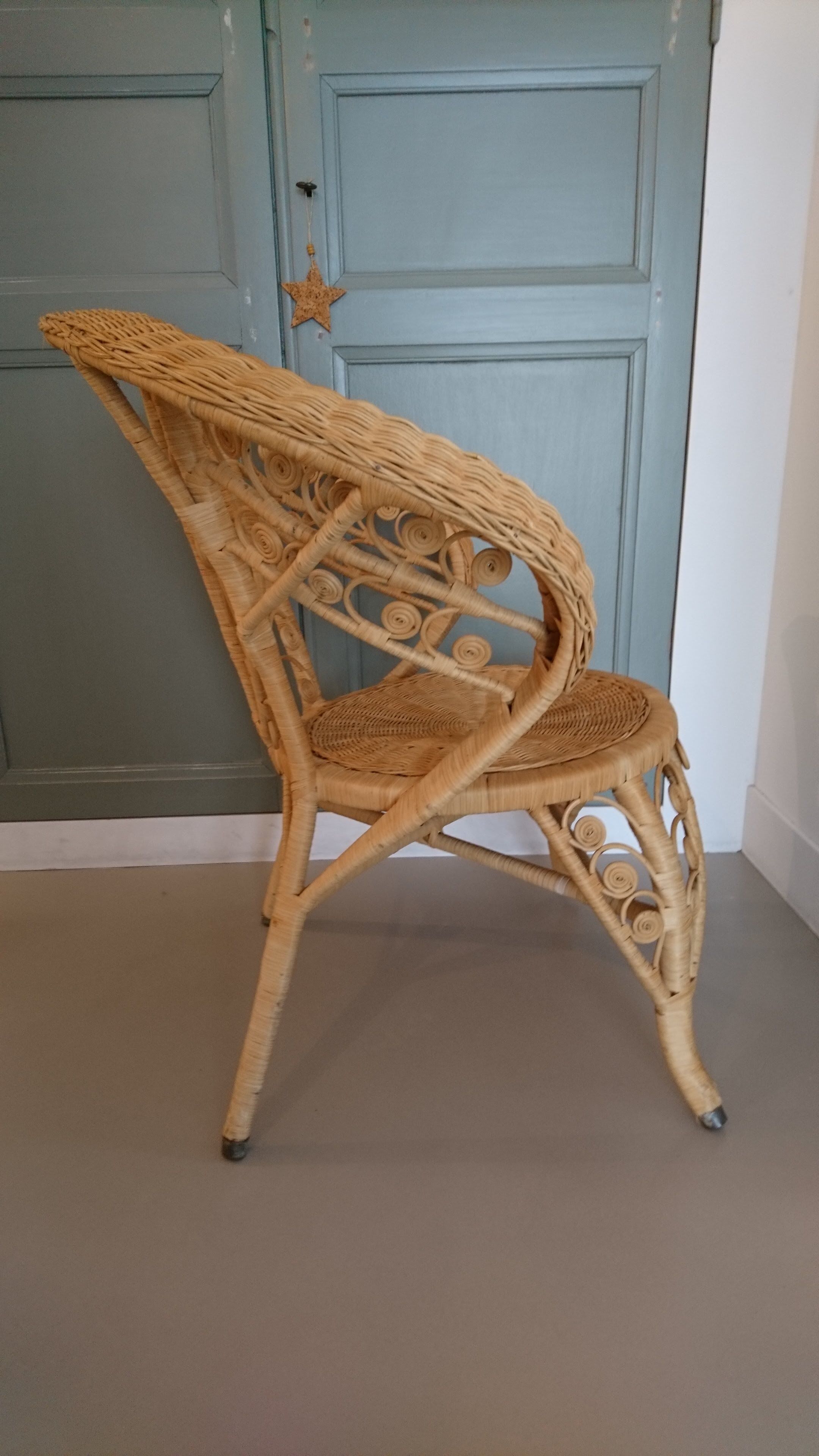 Armchair 60s Peacock