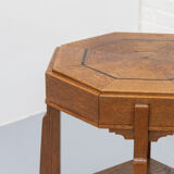 Octagonal Dutch Art Deco side table 1920s