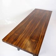Coffee Table Made In Rosewood With Metal Frame From 1960s