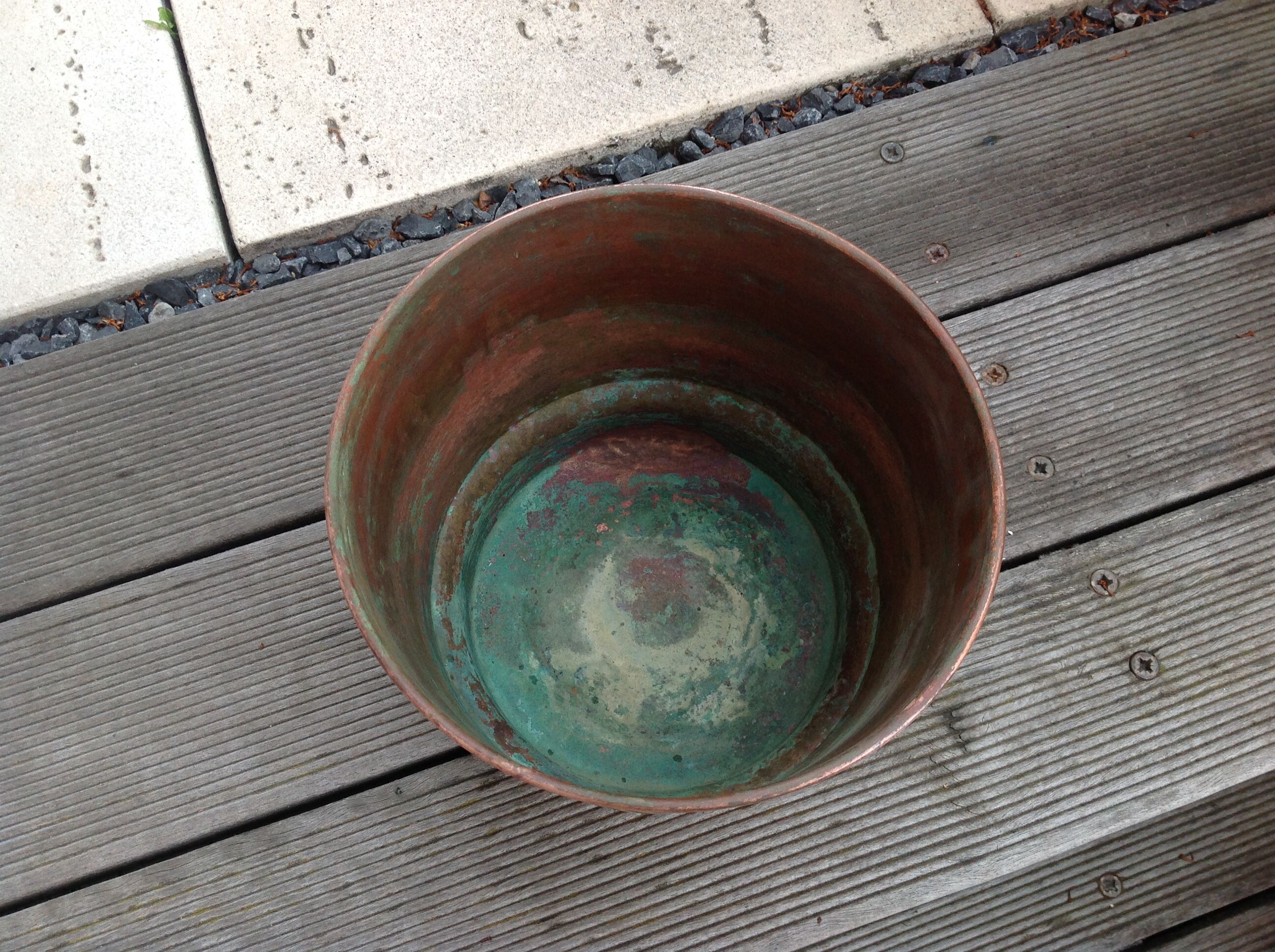 Cache jar brushed red copper 60/70