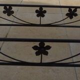 Wrought iron coffee table leg