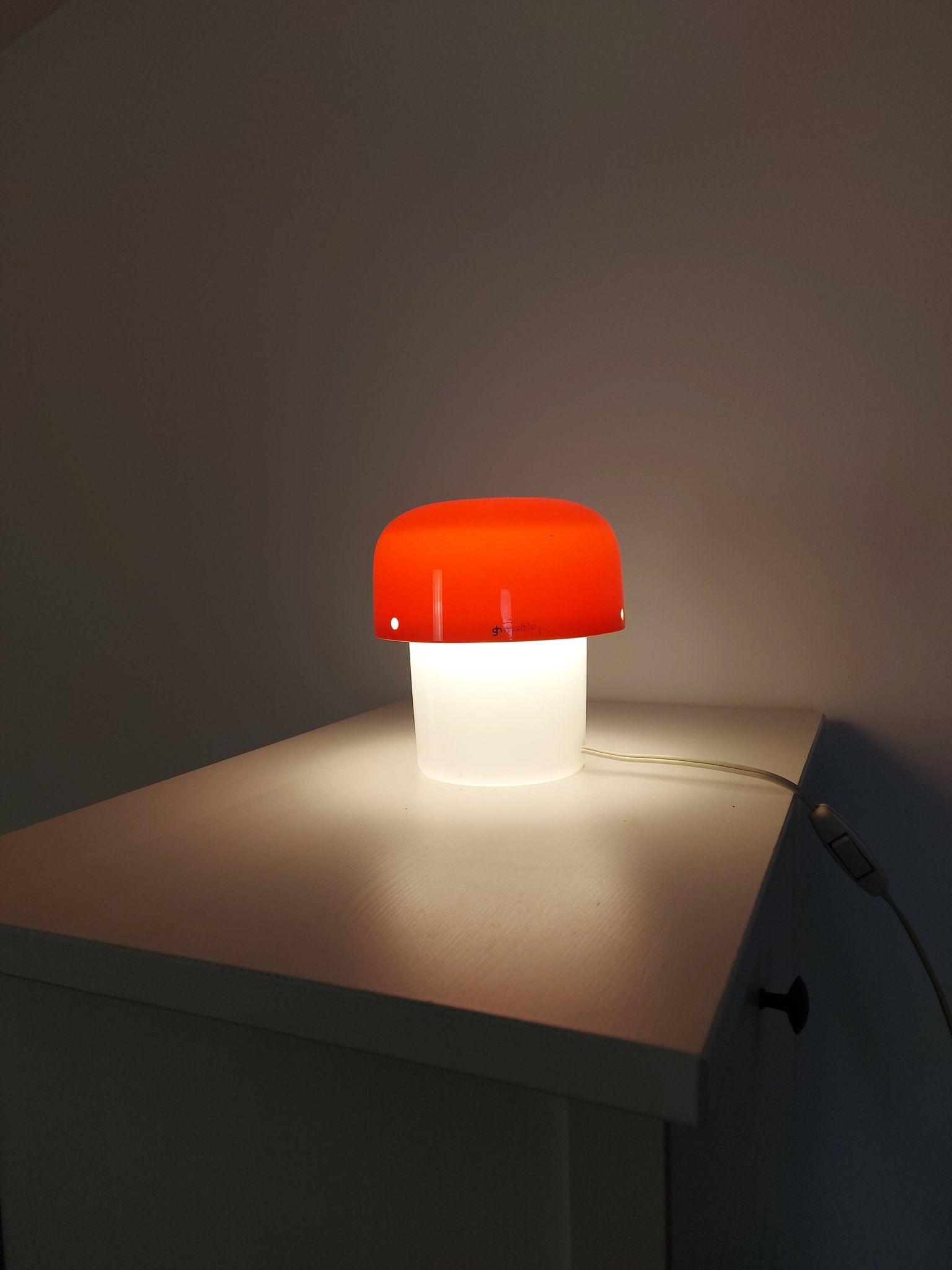 Table Lamp by Harvey Guzzini for Meblo, 1970s