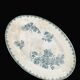 Lot Terre de Fer Anémones Clairefontaine LG –2 Assiettes et 1 Plat Ovale