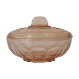 Pink glass box sugar type