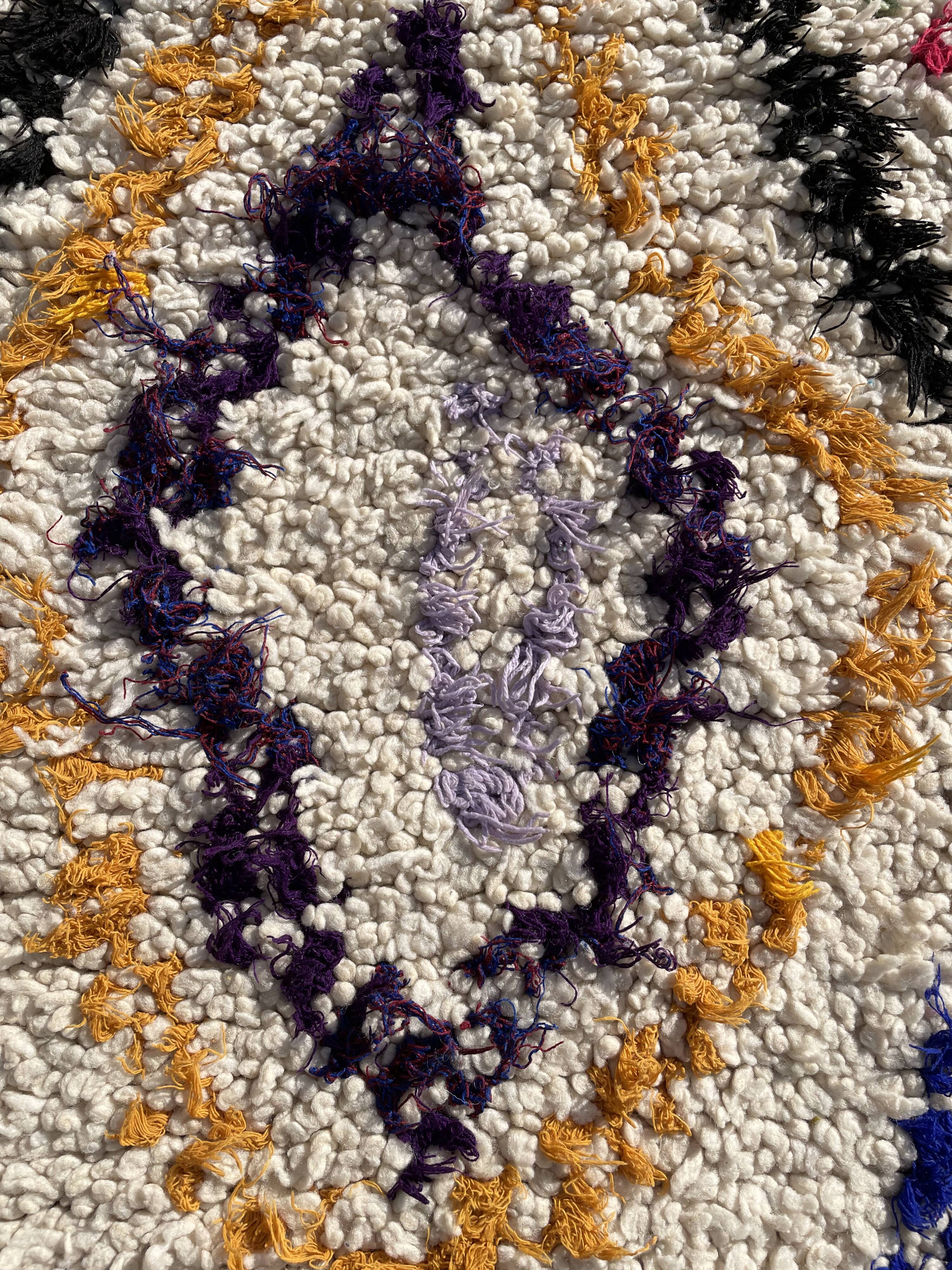 Modern Azilal berber rug 100x185 cm