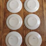 Old HC dessert plates, iron earth