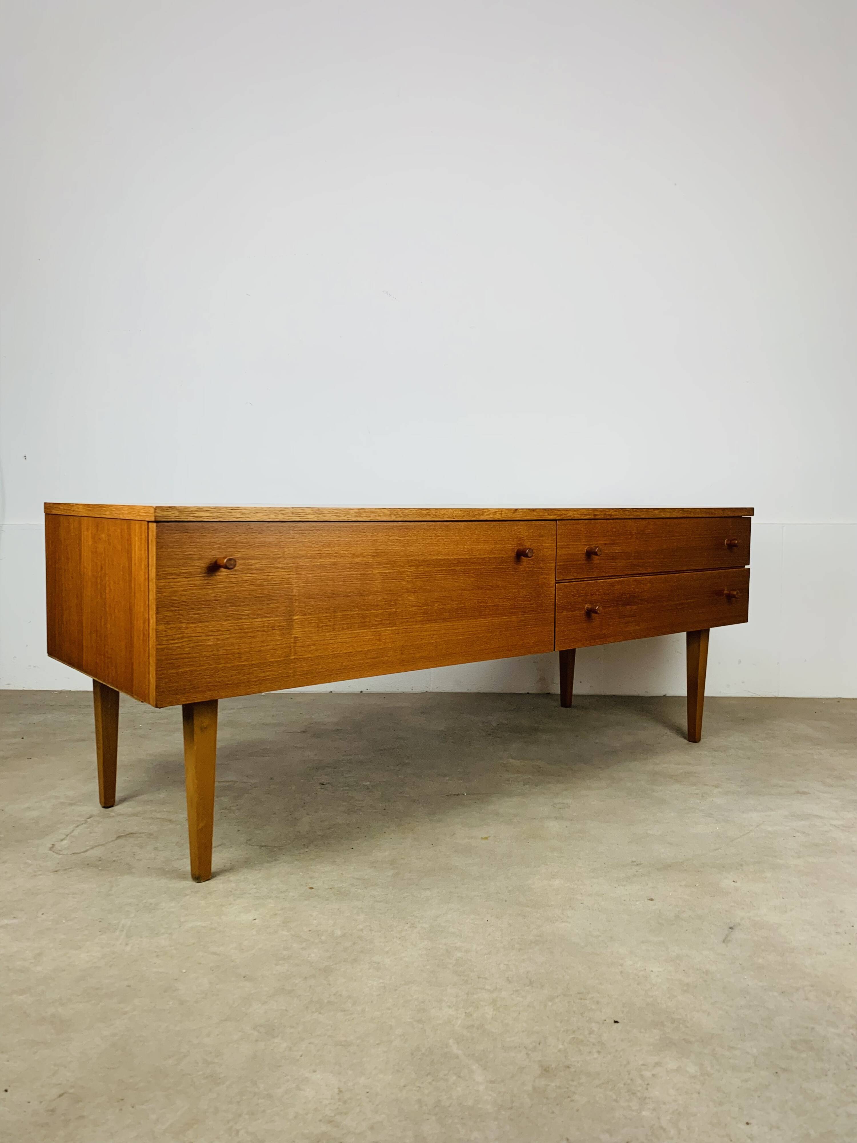 Vintage Scandinavian teak sideboard from the 1960s, TV stand