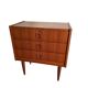Scandinavian teak chest of drawers from the 1960s.