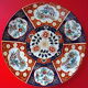 Circular dish in North African porcelain with sinicizing decoration