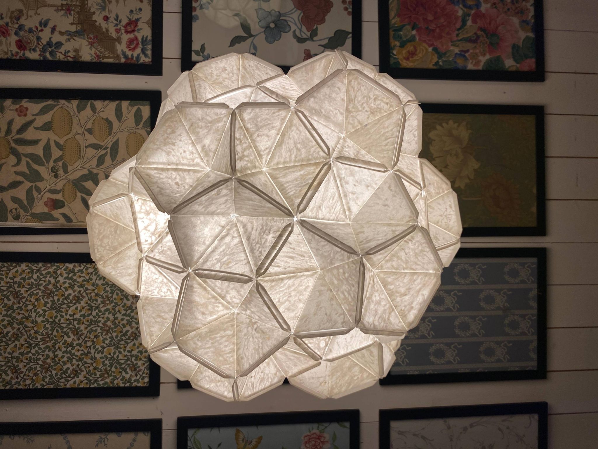 The Moona, Artisan Paper Light Sculpture by Jakob Uhlin for By Republiken