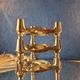 Fritz Nagel & Stoff vintage design 60's 70's chrome candle holders (3 pieces)