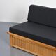 Banquette-lit dessinée par Charlotte Perriand pour Les Arcs, circa 1970.