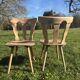 2 old bistro chairs