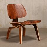 Charles & Ray Eames LCW Santos Palisander Lounge Chair for Herman Miller