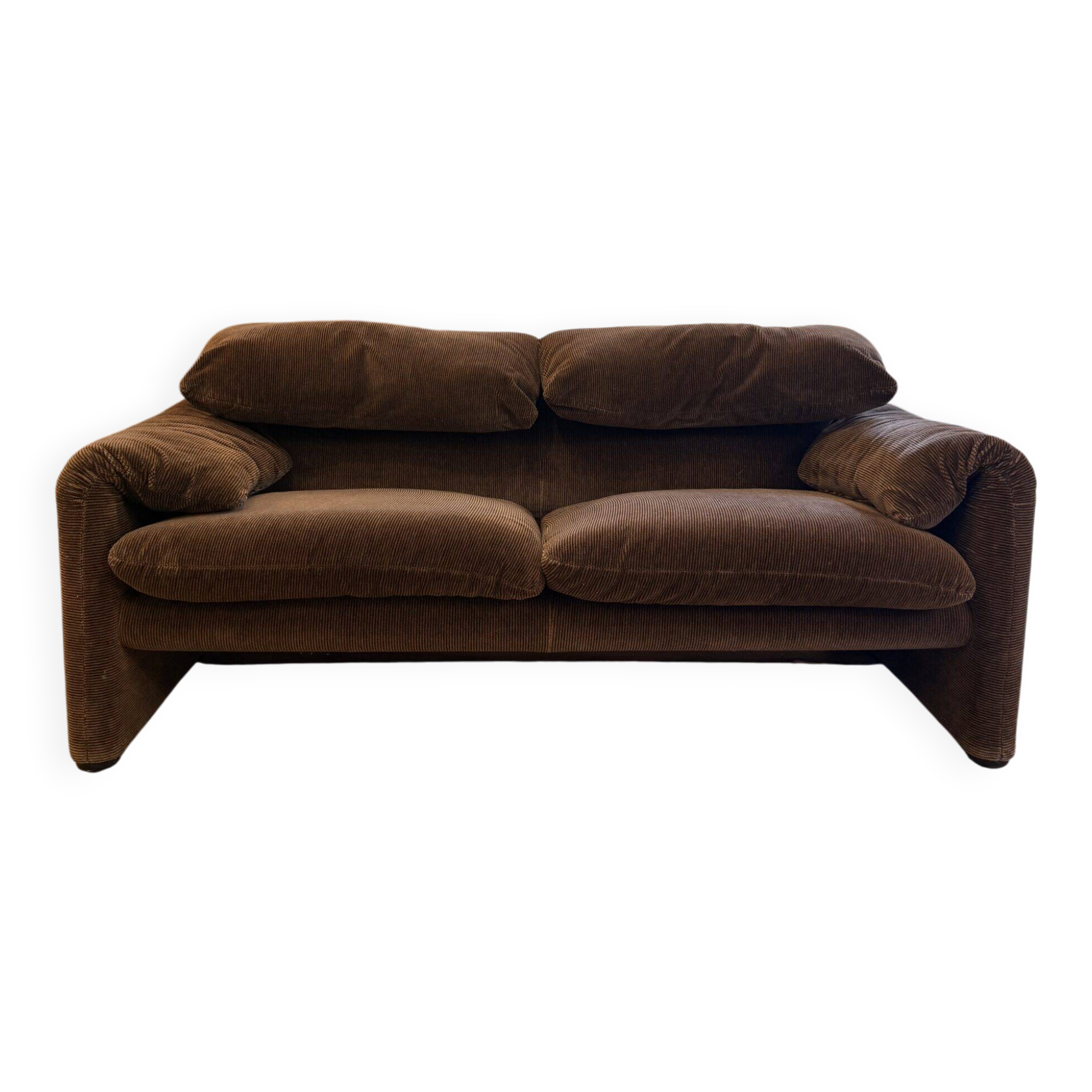 Canapé “Maralunga”, Vico Magistretti pour Cassina, 1973. 2 places.