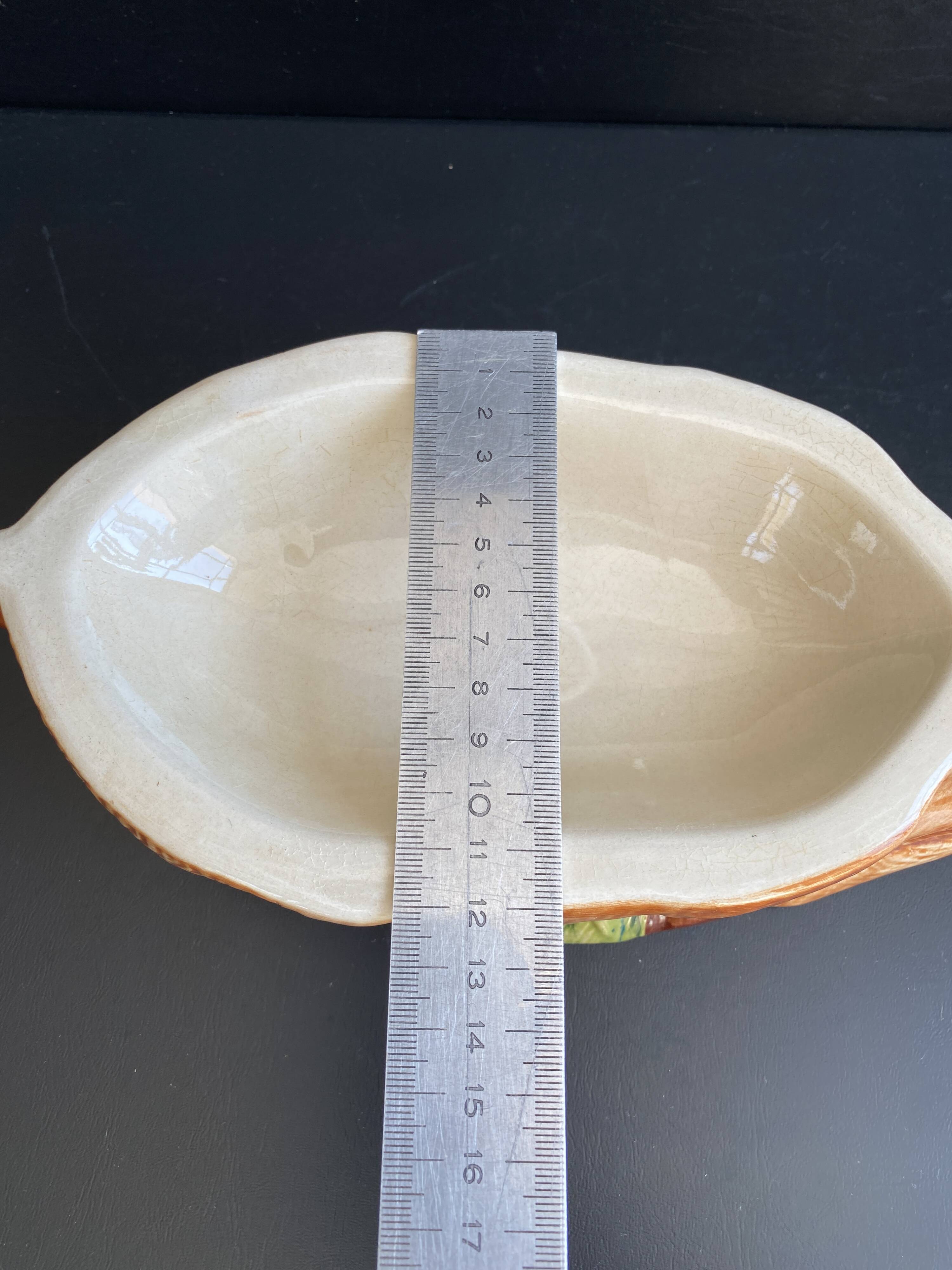 Vintage terrine in earthenware by Michel Caugant - Roe Deer / Stag shape
