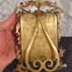 Mirror Psyche table of the XIX th in Gilded Bronze, LOUIS XV style, beveled ice cream