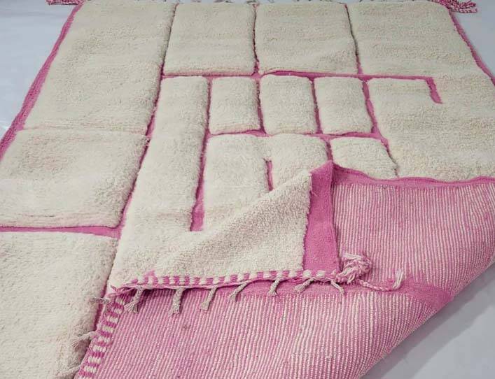 Berber bohemian handmade wool rug 250 X 150 CM