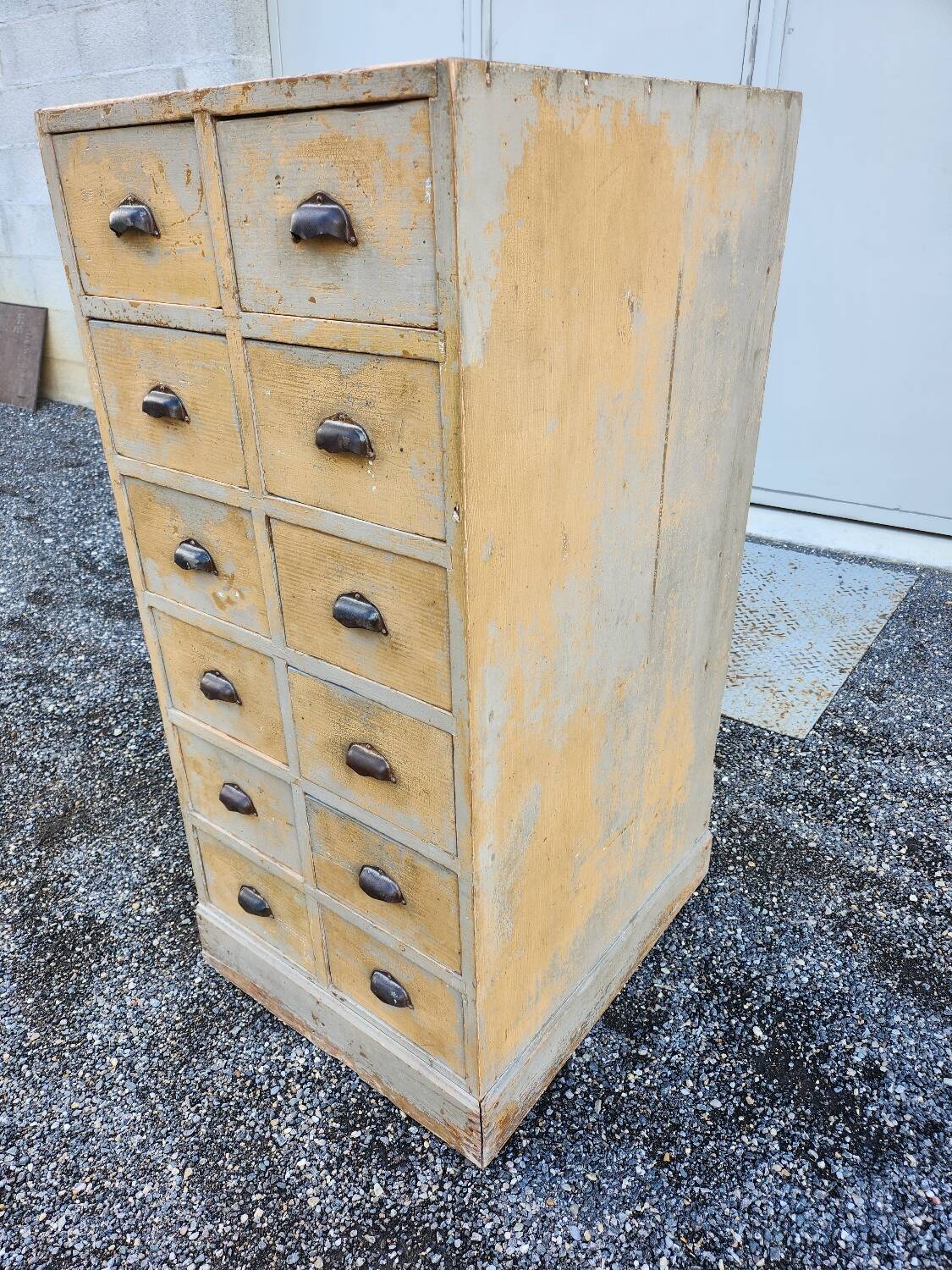Antique craft furniture with drawers