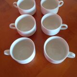6 white chocolate cups