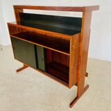 Mid-century rosewood bar and stools by Niels Erik Glasdam Jensen 1960s