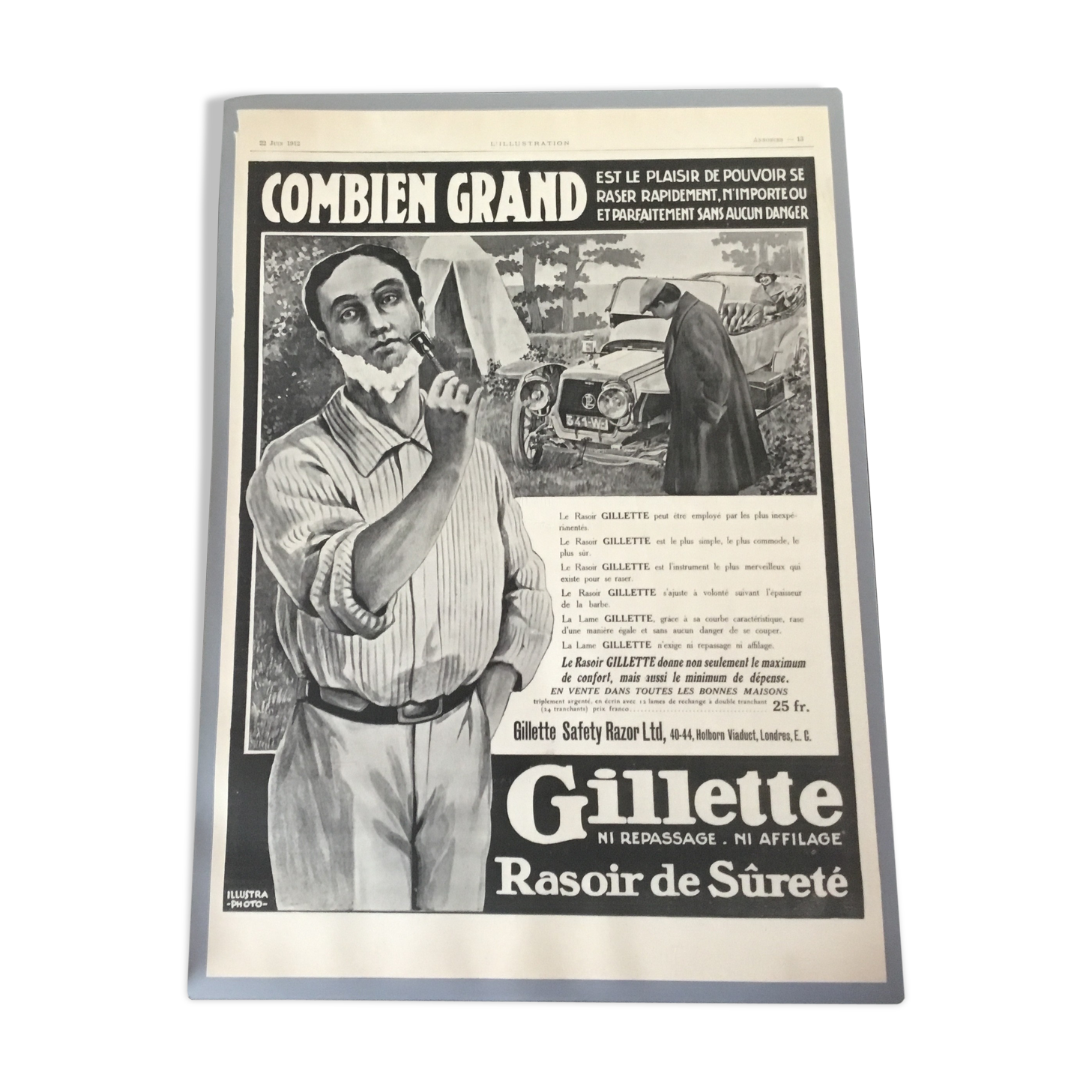 Vintage advertising to be framed