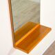Mirror scandinavian console 1970s
