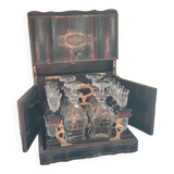 Napoleon III liquor cellar Baccarat glassware