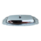 Vintage aluminium butter dish