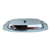 Vintage aluminium butter dish