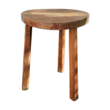 Tabouret tripode bois