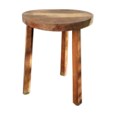 Tabouret tripode bois