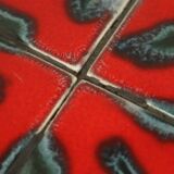 Vintage Square Ceramic Plant Table Tile Table Sixties