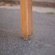 Wooden table formica top green vintage water