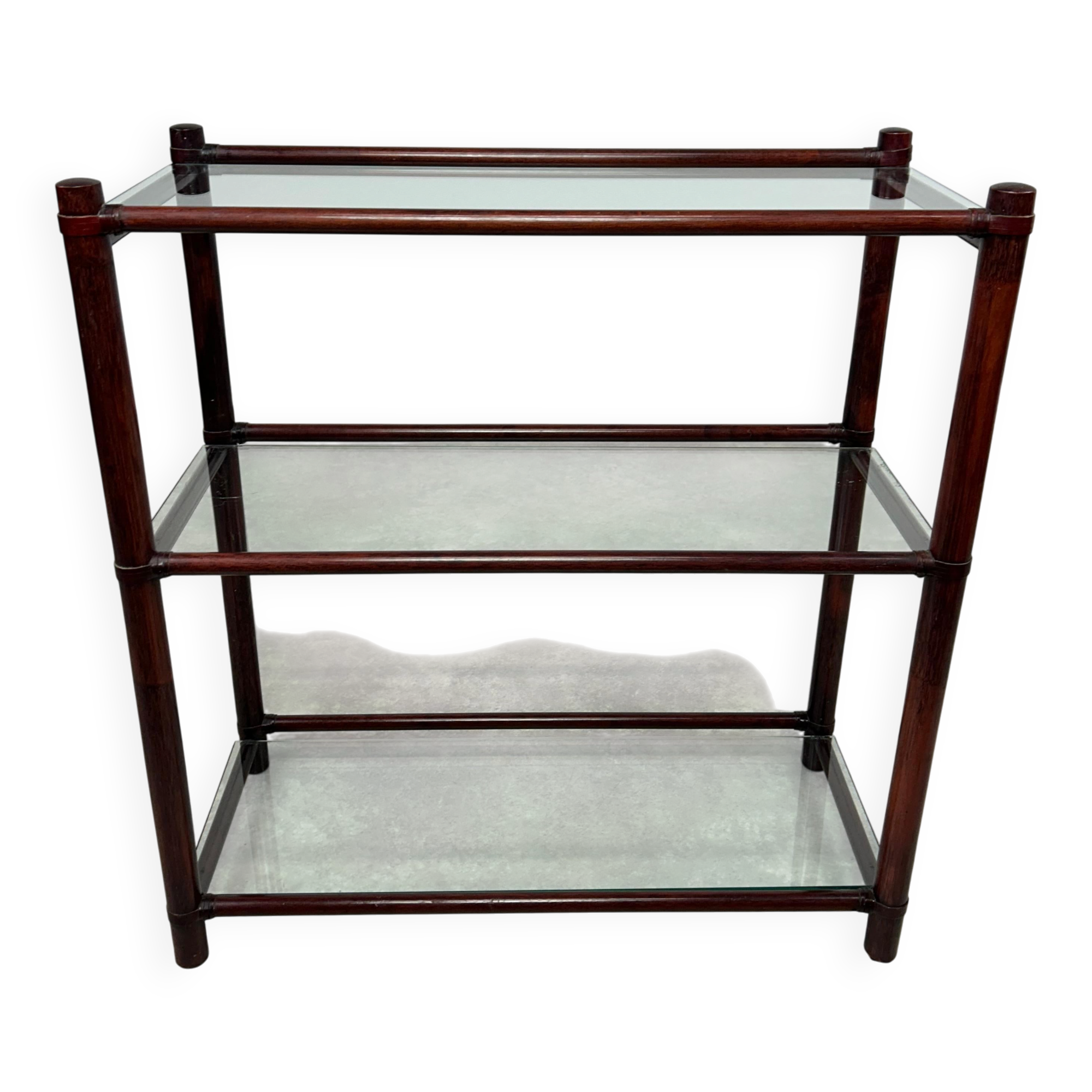 Mid-century bamboo shelf by Gervasoni