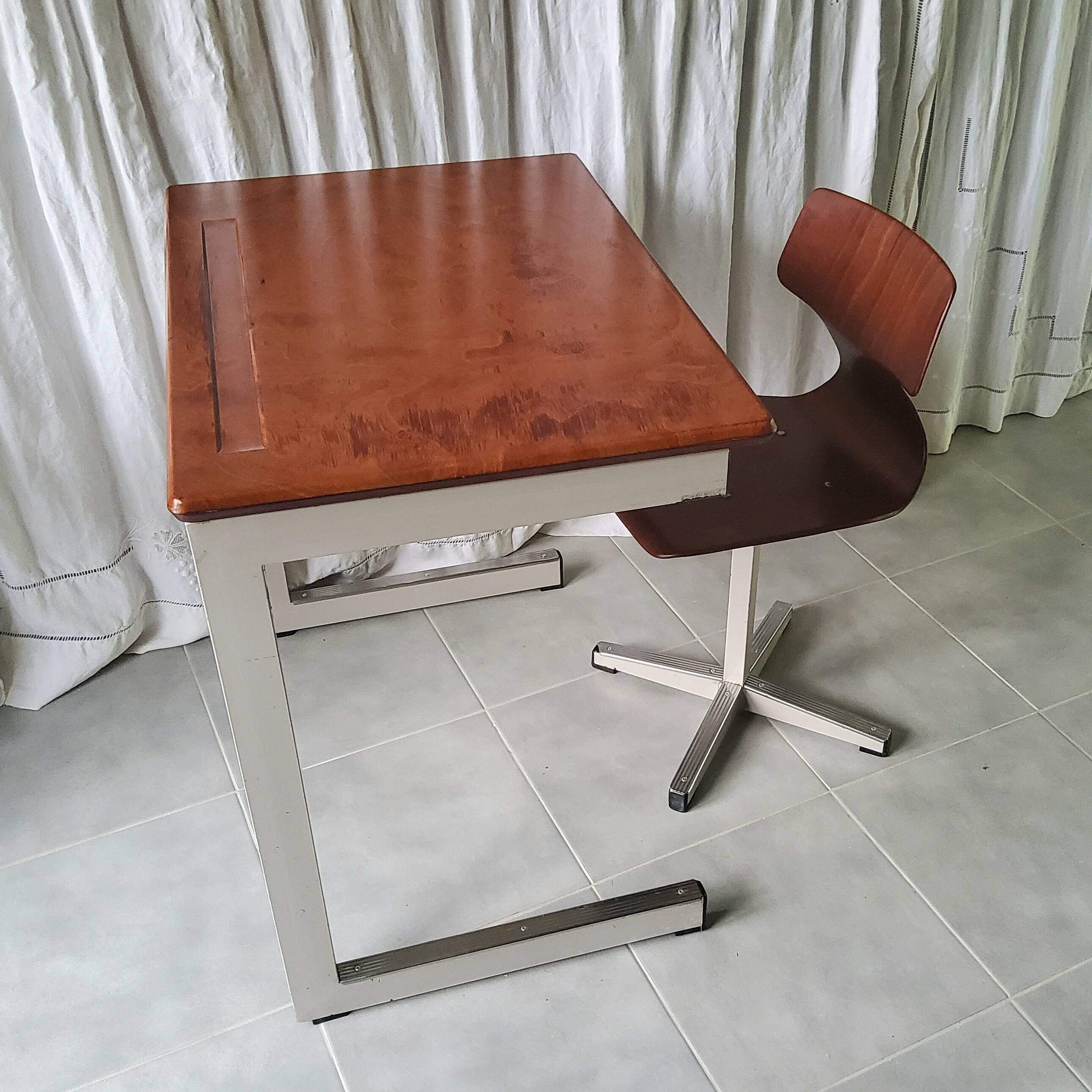 1960s desk and chair set