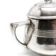 Art Nouveau sugar bowl, silver-plated brass, WMF, Germany, early 20th century