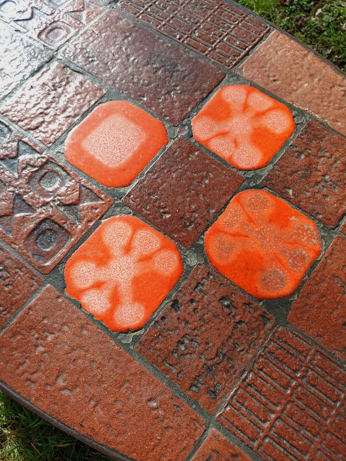 Vintage coffee table by Jean Jaffeux