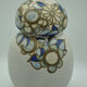 Vase coloquinte motif art déco