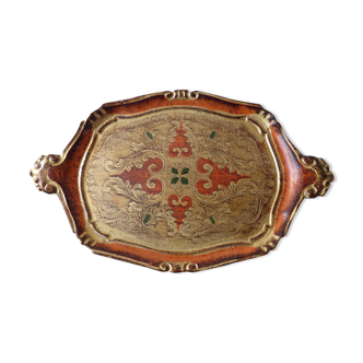Florentine wooden tray
